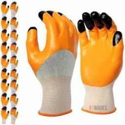 10 Pair Heavy-Duty Reusable Dishwashing Gardening Industrial Cleaning Synthetic Safety Gloves-image-60