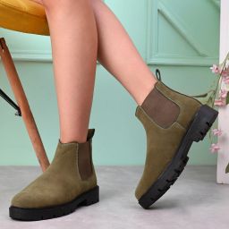 Tan Casual Boots For Women Boots For Women-image-2