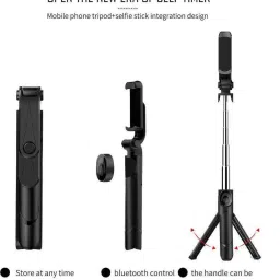 SANNO WORLD XT-02 Extendable Selfie Stick Level Making TikTok Vlog Video Tripod, Tripod Kit, Tripod, Monopod image 3