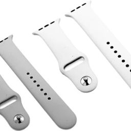 Firetook Plain Strap Silicon Bands/Straps Compatible with Watch T55/T550 W26, 49mm 45mm 44mm 42mm Men & Women, Adjustable Strap with Metal G-Hook Premium Strap for iWatch Ultra Series SE 8 7 6 5 4 3 2 1 Smart Watch Strap Smart Watch Strap-16