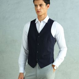 arrow Solid Men Waistcoat-picture-17