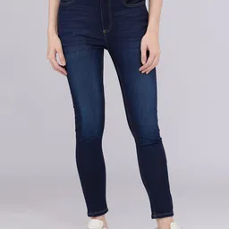 killer Women Skinny Mid Rise Light Blue Jeans-picture-49