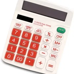 New Multifunctional Dual Power 12 Digit Multicolored Basic Calculator Obit Basic Calculator-image-57