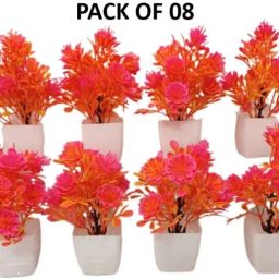 Multicolor Cherry Artificial Flower with Pot-image-41