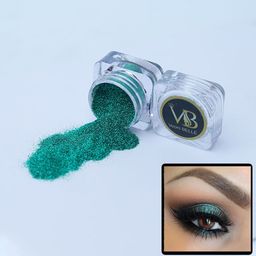 Veoni BELLE Single Shiny Glitter Eyeshadow 5g - Sea Green-image-44