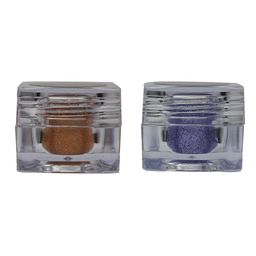 Veoni BELLE Set of 2 HD Holographic Glitter Eyeshadow 5 g each - Orange & Mauve Purple-45