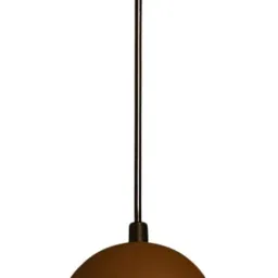 Brown Metal Cone Pendant Light – Hanging Ceiling Lamp for Kitchen, Living Room Pendants Ceiling Lamp-picture-21