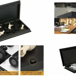 wengvo Magnetic Set with Folding 25 cm Chess Board image 2