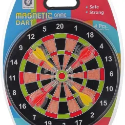 Magnetic Dartboard with 4 Soft Darts, Suitable for Kids Soft Tip Dart-image-0