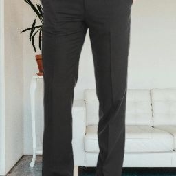 Men Regular Fit Black Viscose Rayon Trousers-image-90