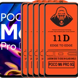 Laxdom Edge To Edge Tempered Glass for POCO M6 PRO 5G-image-8