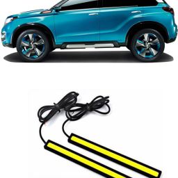DRL LED LIGHT WHITE PAIR (17CM) P0333 Car Fancy Lights-image-58