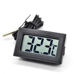 QBM Digital Thermometer with LCD for Fridges with Wired Probe Digital Temperature Meter for Multiple Applications(Pack of 1) image 1