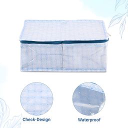 Kuber Industries Blue & Transparent Self Design Multi-Utility Organisers image 5