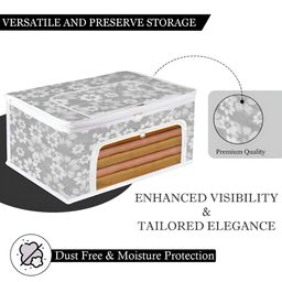 Kuber Industries Grey & White Printed Drawer Organiser image 5