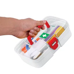 Milton White Small Rectangular First Aid Box Organiser image 3