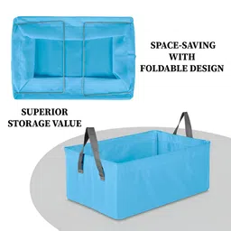 Kuber Industries Blue 4 Pieces Regular Drawer Organisers image 5
