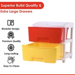 Kuber Industries White Set of 1 Reusable Drawer Organiser Organisers image 3
