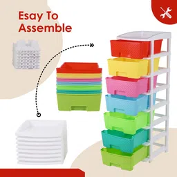 Kuber Industries White Set of 1 Reusable Drawer Organiser Organisers image 5