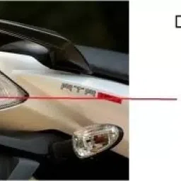 victrix Halogen Tail-light for TVS Apache RTR 150 image 3