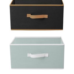 Kuber Industries Set Of 4 Solid Multipurposes Rectangular Foldable Storage Box image 5