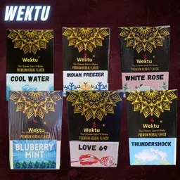 wektu The Best Hookah Flavors/ Amazing 6 Flavors/Shisha/Best (Pack of 6 50G Each)09 White Rose:BluBerry Mint Love 69:Thunder Shock Cool Water:Indian Freezer Hookah Flavor-picture-45