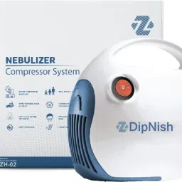 DipNish Durable Compressor Nebulizer Machine Kit with Child and Adult Mask.. Nebulizer image 2