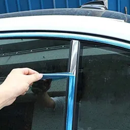 carworld Chrome Beading Roll (10MM-5Meter) For WagonR, Alto800 and Baleno Car Beading Roll For Bumper, Door, Window, Trunk, Window Sill, Grill and Garnish Cover, Boot Lid, Hood image 4