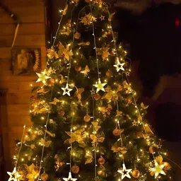 SPARK WORLD Yellow Star Shape String Lights image 3