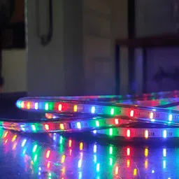 SPARK WORLD Blue & Pink LED String Lights image 5
