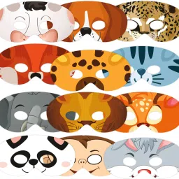 Animal Eye Mask For Kids, Eye Mask For Kids Birthday Decoration Party Mask-26