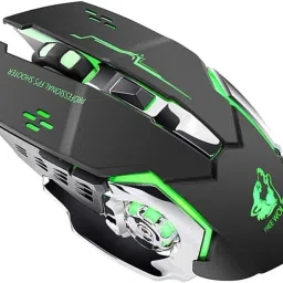 microware X8 Gaming Mouse Silent 2.4GHz 2400DPI 6 Keys Wireless Optical Mouse USB Receiver Wireless Optical Gaming Mouse with Bluetooth-16