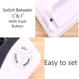 jiyan enterprise Analog-Digital White Clock image 5