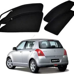Rear Window, Side Window Sun Shade For Maruti Suzuki Swift-9