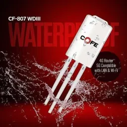 COFE CF- 807 WDIII ROUTER 4G Router 2.4 GHz 300 Mbps Wifi Speed Single Band Internal & External Antenna Both (Ethernet and ADSL) image 2