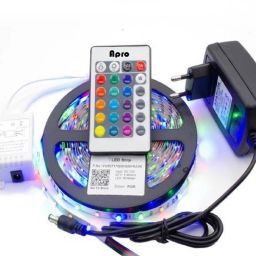 300 LEDs 4 m Multicolor Flickering, Color Changing, Steady Strip Rice Lights-13