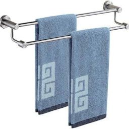 iSTAR premium stainless steel,towel rod/towel bar for bathroom 24 inch 2 Bar Towel Rod-23