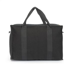 Heavy Duty Collapsible Canvas Grocery Shopping/Storage Bag/Eco-Friendly Multipurpose Carry Bag/Thela/Reusable and Washable Tote Bag with Hand Handles & Thick Bottom for Strength (51x22x36 Cm) Grocery Bag-14