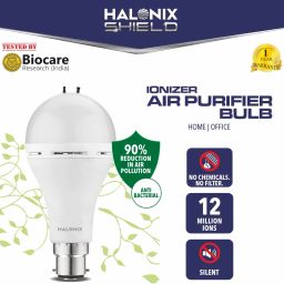 halonix 9 W Airpurifier Round B22 D LED Bulb image 2