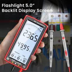 zomei Digital Multimeter Tester Auto Ranging TRMS 6000 Counts USB Rechargeable Meter Digital Voltage Tester image 3