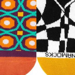 Dynamocks Unisex Pack Of 2 Patterned Ankle-Length Socks image 5