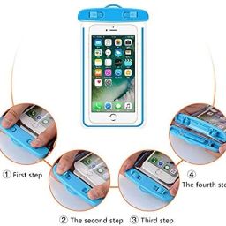 paplaj enterprises Pouch for Rain for Mobile Touch Sensitive Waterproof Mobile Pouch with Strap, Size upto 6.5" Mobiles image 3