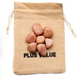 peach-moonstone-tumbled-50gm-jute-bag Regular Asymmetrical Crystal, Quartz Pebbles-image-56