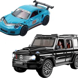 1:36 Metal Car G-63/PORCHE ,Pull Back,Lights-music Pack-2(COLOUR AS PER STOCK)-image-53