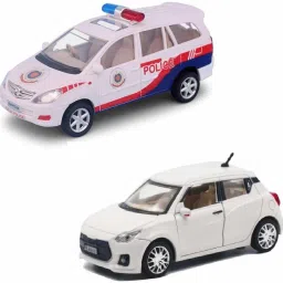 Centy Toys Swift Car with Police Chess Car Toy for Kids (Colour Assorted, As Per Availability )-43