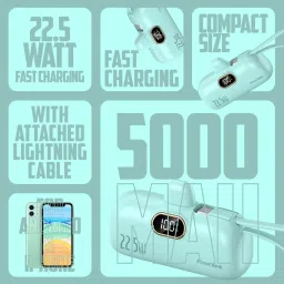 onelife 5000 mAh 22.5 W Nano Pocket Size Power Bank image 3