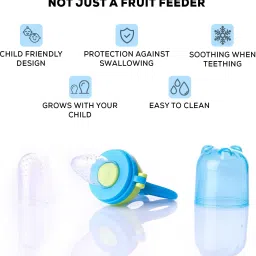 baybee Best Food Feeder Pacifier Fruit Nibbler Infant Silicone Teether Toy with Storage Teether image 4