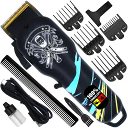 ghc Men’s Rechargeable AW Powerful Hair Clipper Beard Moustache Hair Cutting Trimmer Fully Waterproof Grooming Kit 410 minRuntime 8 Length Settings-image-51