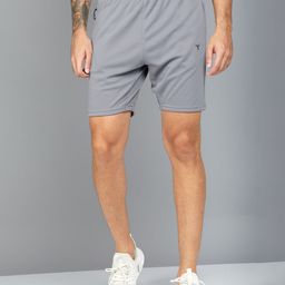 technosport Solid Men Grey Sports Shorts-picture-37