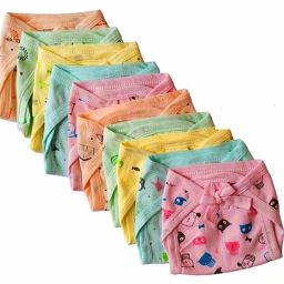 New Born Baby Nappy for Washable Reusable Kids Hosiery Cotton Cloth Nappies| Cloth Langot for Babies # 0-6 Months # Washable and Reusable # Pack of 10-37